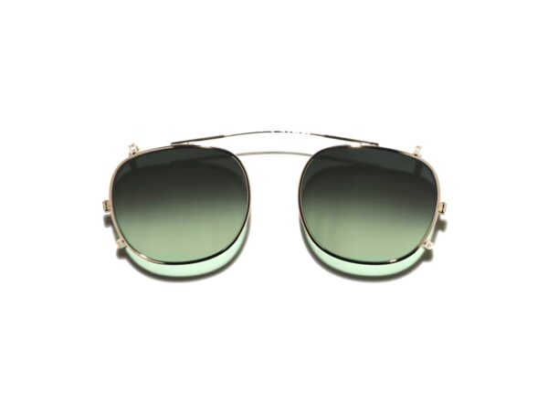 Moscot Sun Cliptosh gold forest wood
