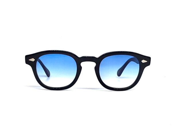 Moscot Sun Lemtosh black broadway blue fade