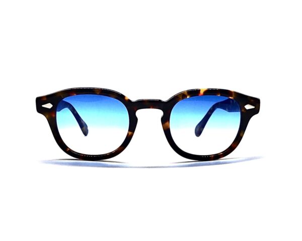 Moscot Sun Lemtosh tortoise broadway blue fade