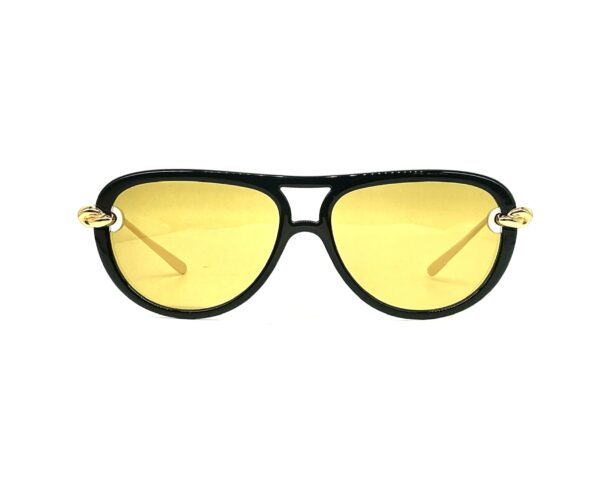 Bottega Veneta BV1418S 001 Aviator Knot