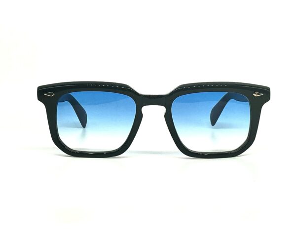 Moscot Sun Zissel black broadway blue fade