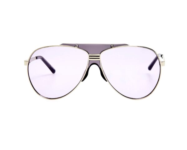 The Attico x Linda Farrow - Amelia silver/purple